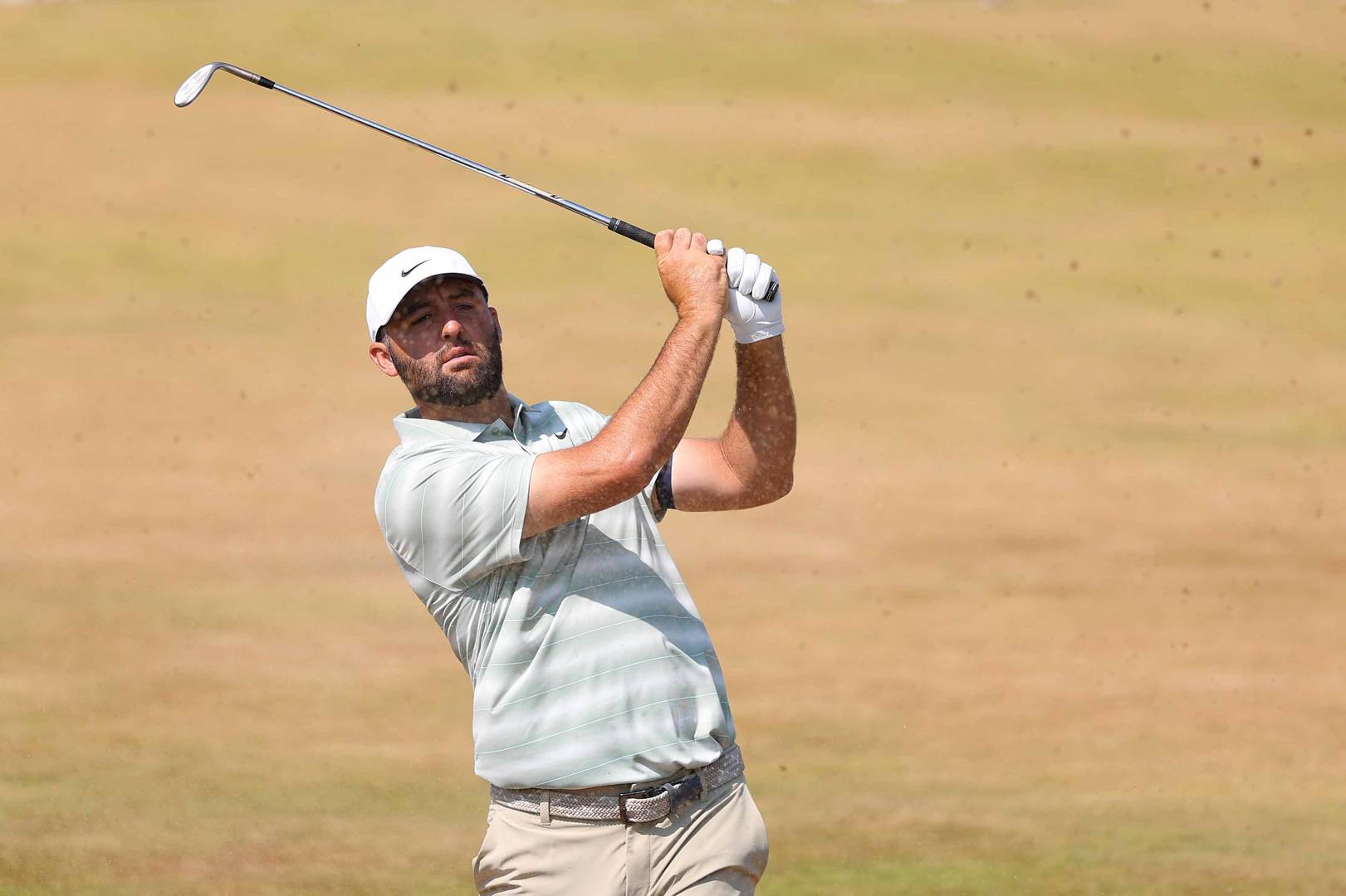 Scottie Scheffler in action at The 154th Open.