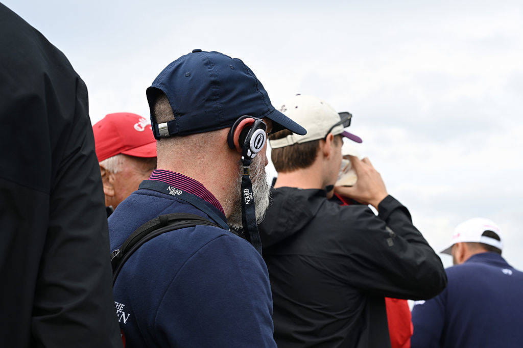 A spectator tuned into Open Radio