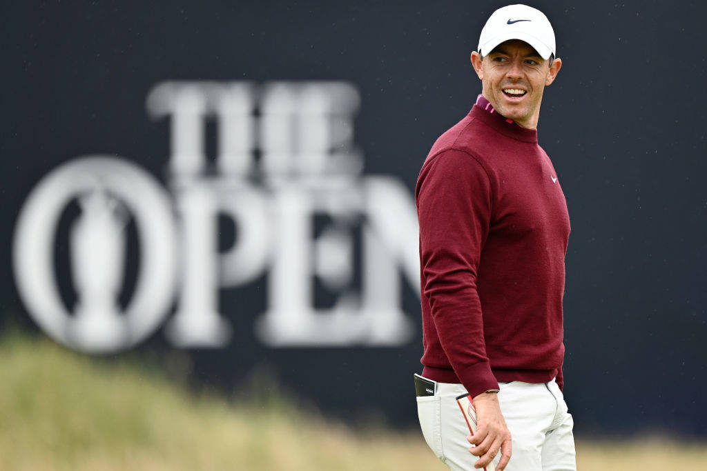 A view of the Claret Jug in front of the clubhouse at Royal Liverpool... News Photo - Getty Images A view of the Claret Jug in front of the clubhouse at Royal Liverpool... News Photo - Getty Images