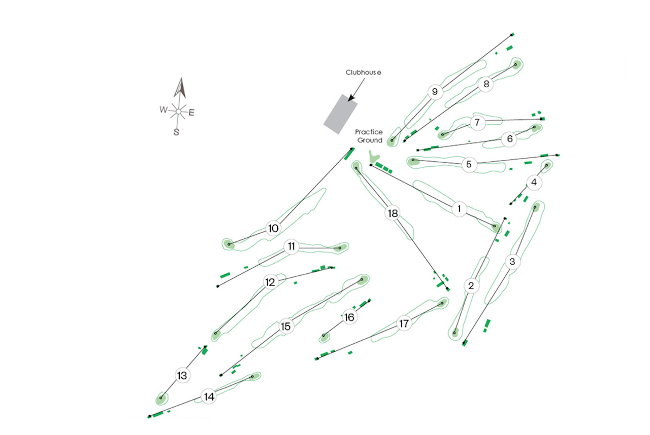 Freestone Golf Course Map Regional Qualifying | The Island | The Open