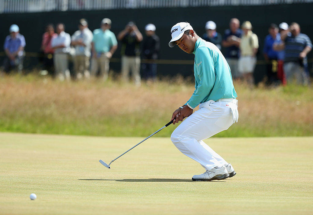 Hideki Matsuyama misses put at The Open in 2013