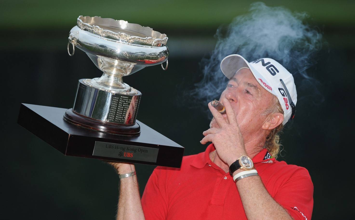 Miguel Angel Jimenez cigar