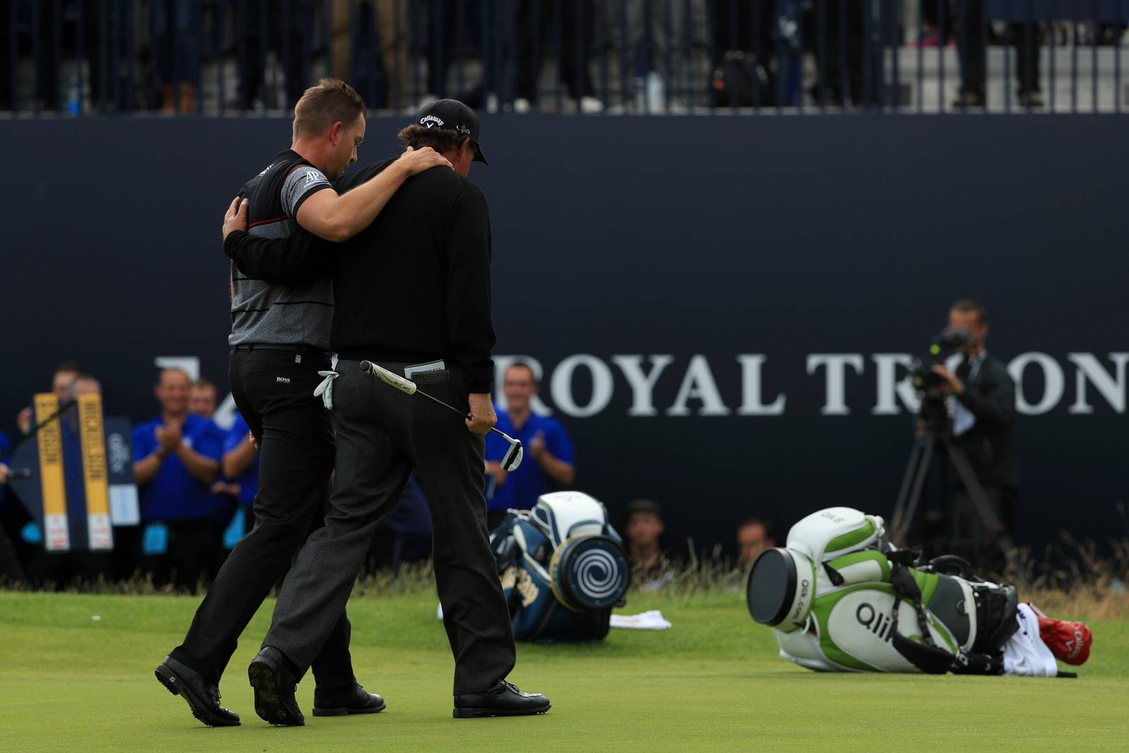 Henrik Stenson and Phil Mickelson at Royal Troon