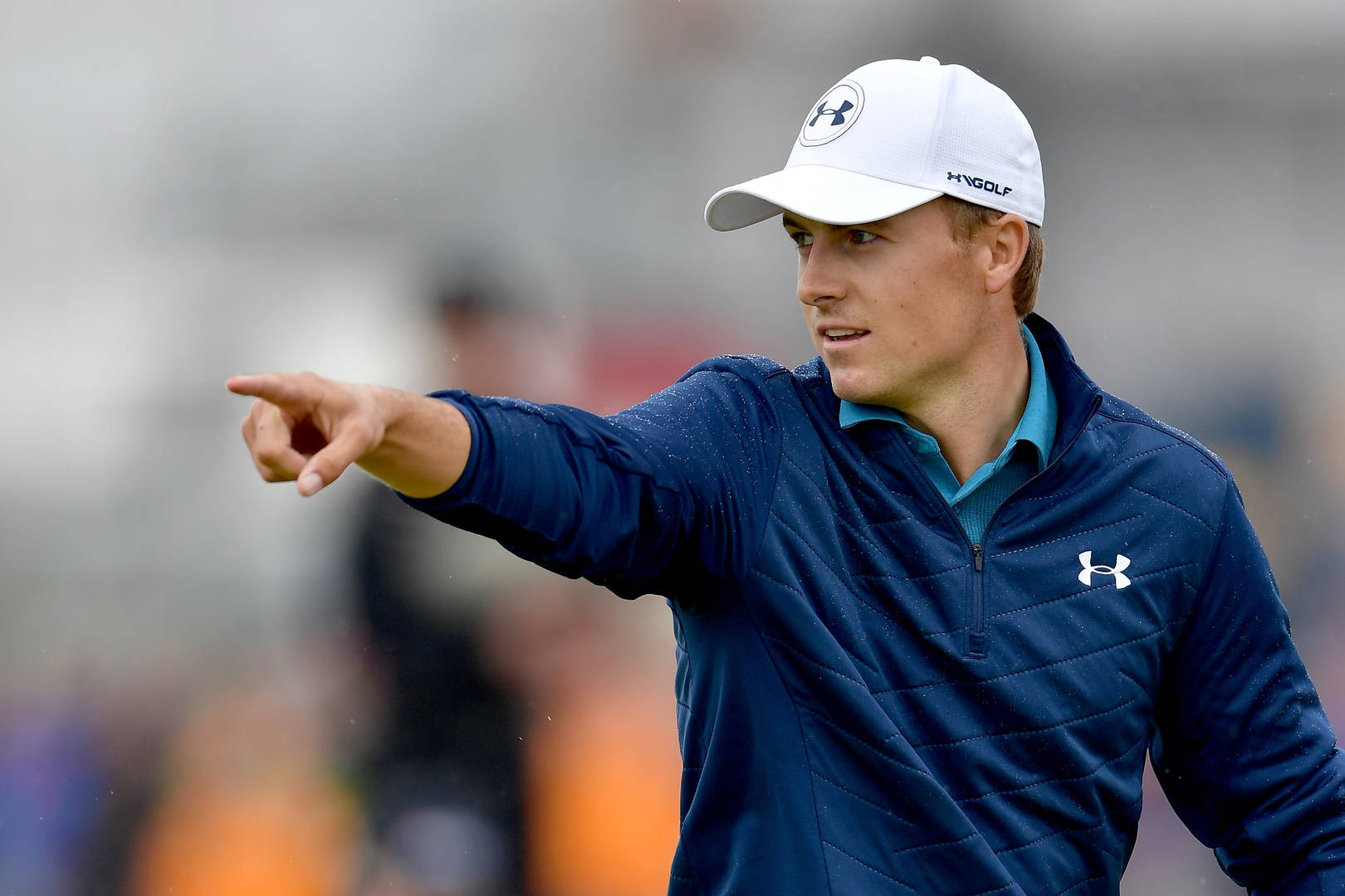 Jordan Spieth on his way to victory, 2017