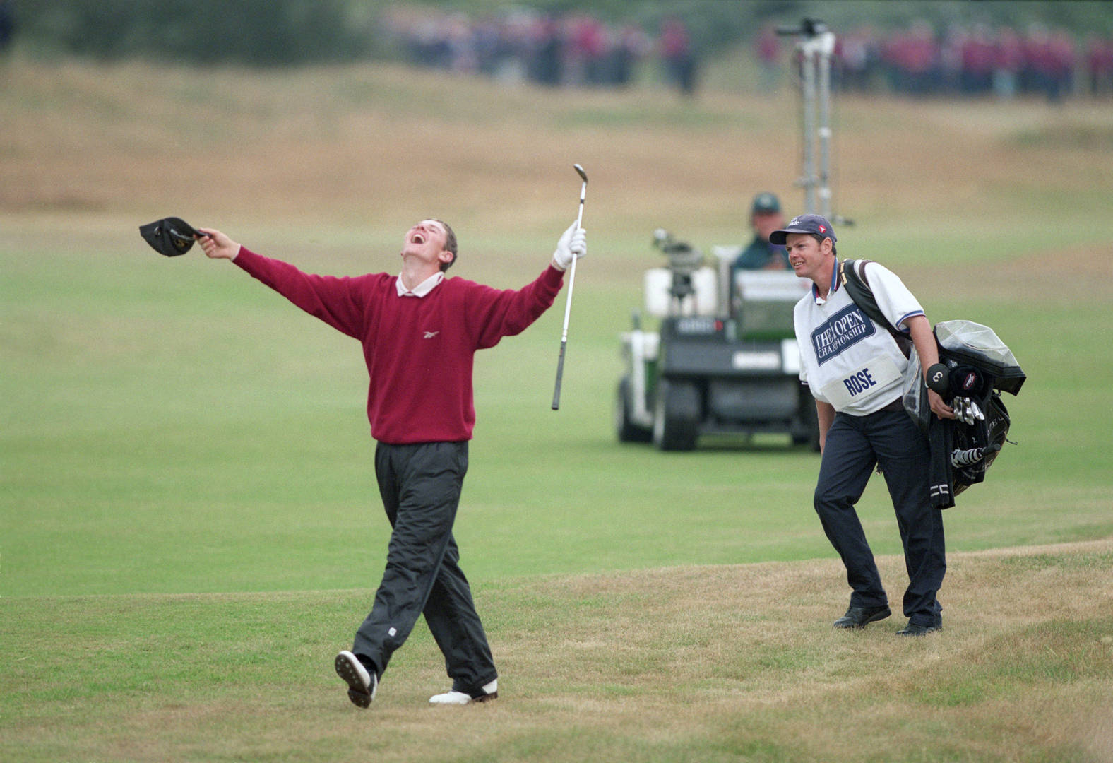Justin Rose makes eagle on 18 at Royal Birkdale to win the Silver Medal, 1998